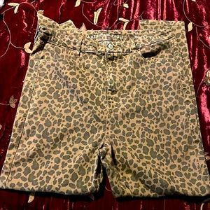 American Eagle Cheetah Print Jegging